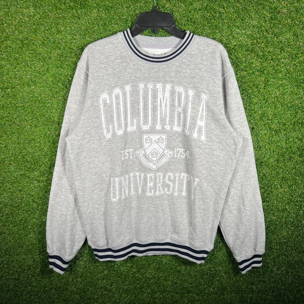 Trdmrk Columbia University Sweatshirt Mens Large Gray Collegiate Crewneck